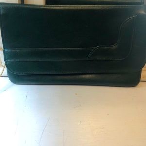 Vintage Falcon Green Clutch
